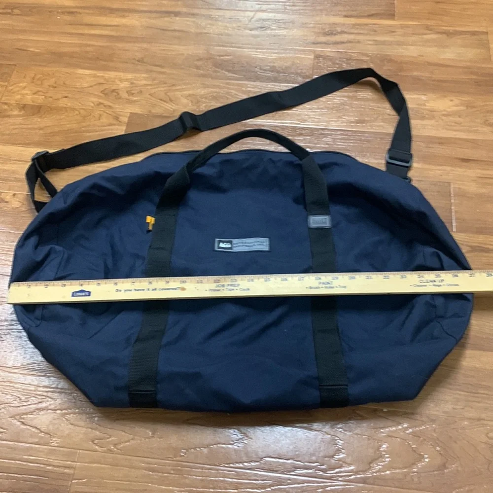 REI Cordura Navy Travel Duffel Bag with Shoulder Strap